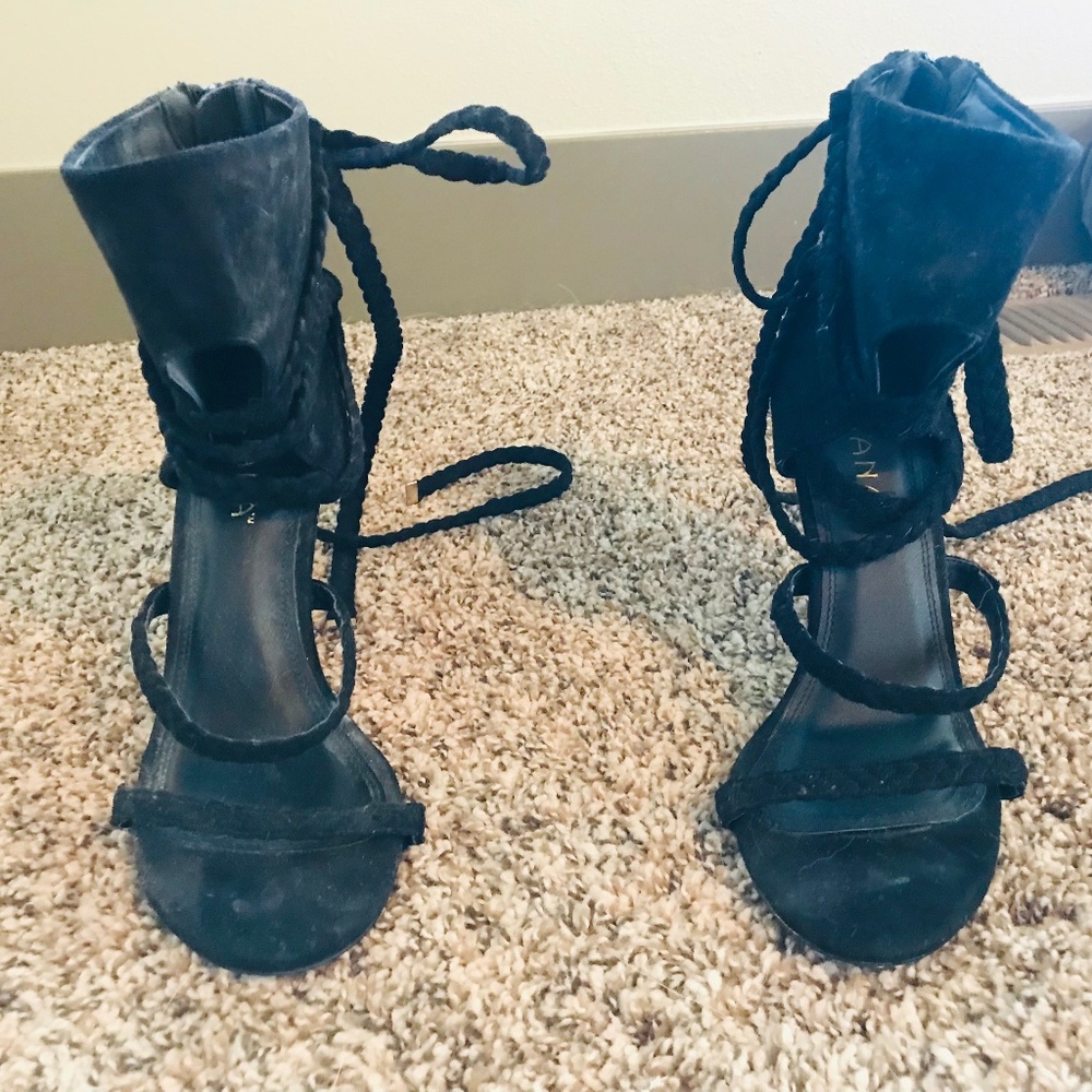 Black high heels